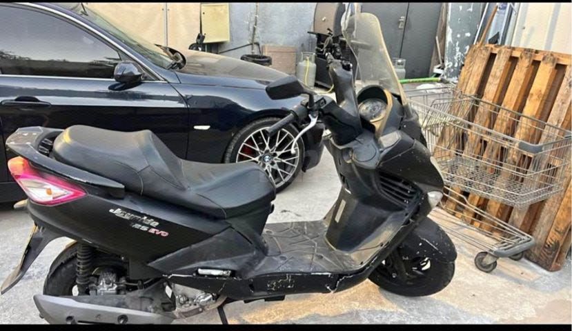 מודעת רכב סאן יאנג ג'וי רייד 125