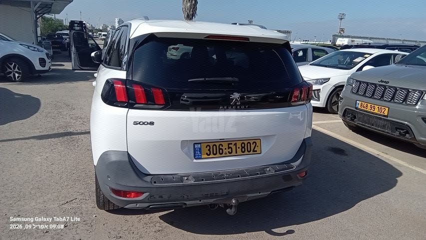 מודעת רכב פיג'ו 5008