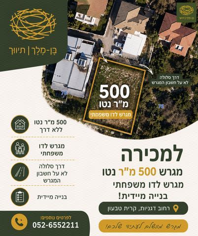 מודעת נכס, טבעון הוותיקה, קרית טבעון