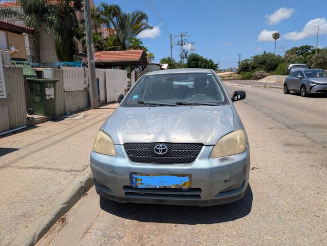 מודעת רכב טויוטה קורולה