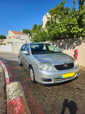 מודעת רכב טויוטה קורולה