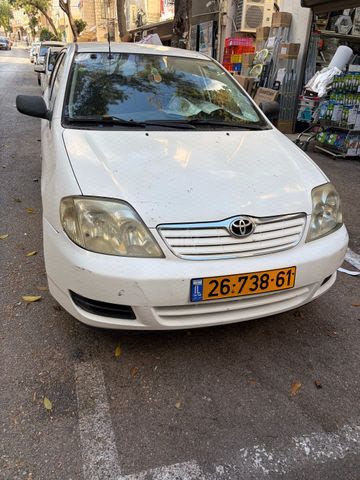 מודעת רכב טויוטה קורולה