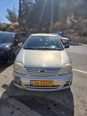 מודעת רכב טויוטה קורולה