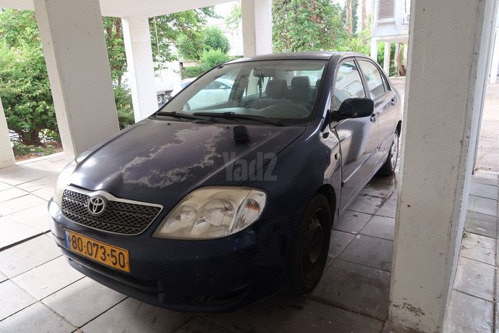 מודעת רכב טויוטה קורולה