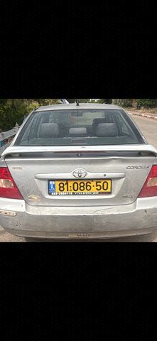 מודעת רכב טויוטה קורולה