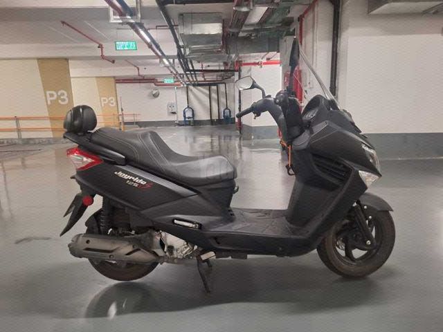מודעת רכב סאן יאנג ג'וי רייד 125