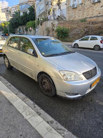 מודעת רכב טויוטה קורולה