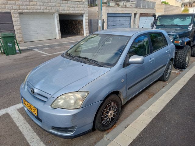 מודעת רכב טויוטה קורולה