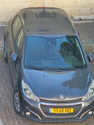 מודעת רכב פיג'ו 208