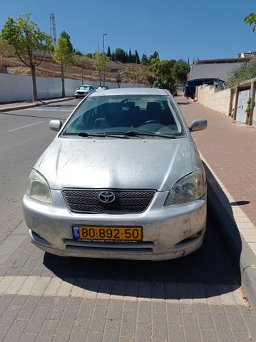 מודעת רכב טויוטה קורולה