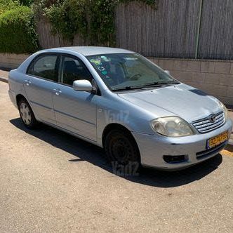מודעת רכב טויוטה קורולה