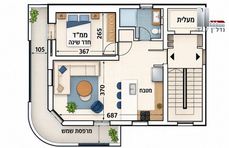 דירה למכירה בתל אביב יפו (תיווך) — 3