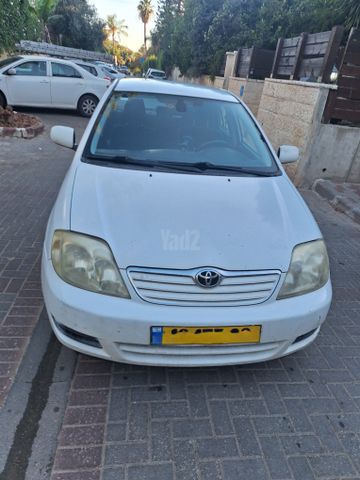 מודעת רכב טויוטה קורולה