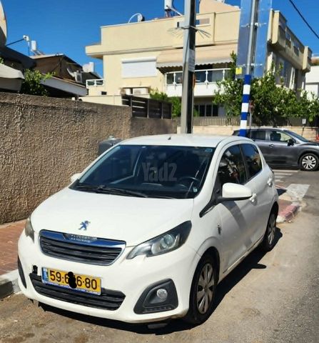 מודעת רכב פיג'ו 108