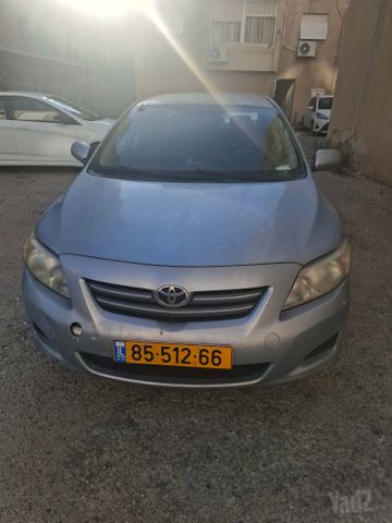 מודעת רכב טויוטה קורולה