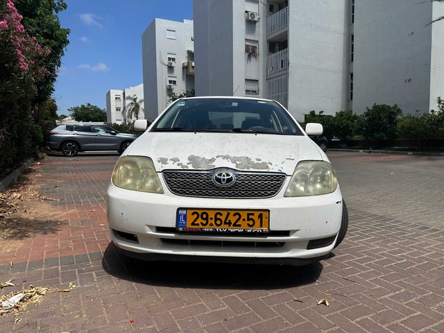 מודעת רכב טויוטה קורולה