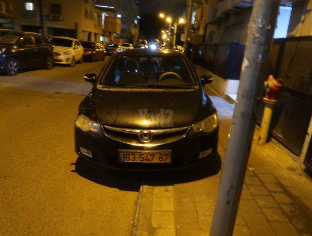 מודעת רכב הונדה סיוויק