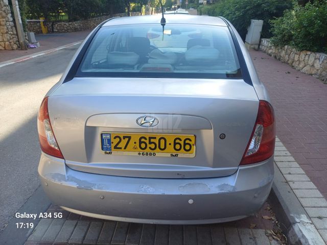 מודעת רכב יונדאי אקסנט i25