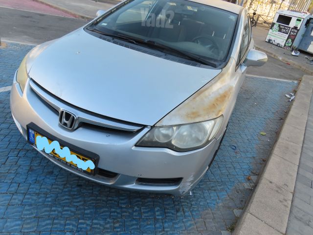 מודעת רכב הונדה סיוויק