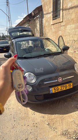 מודעת רכב פיאט 500
