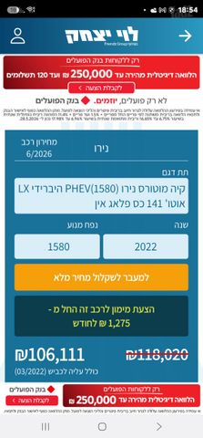 מודעת רכב קיה נירו