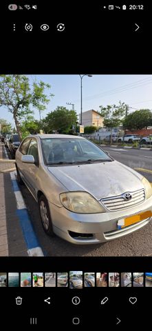 מודעת רכב טויוטה קורולה