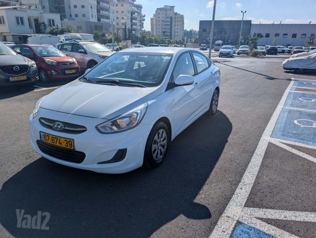 מודעת רכב יונדאי אקסנט i25