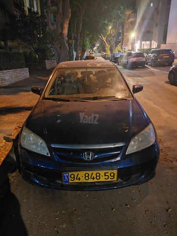 מודעת רכב הונדה סיוויק