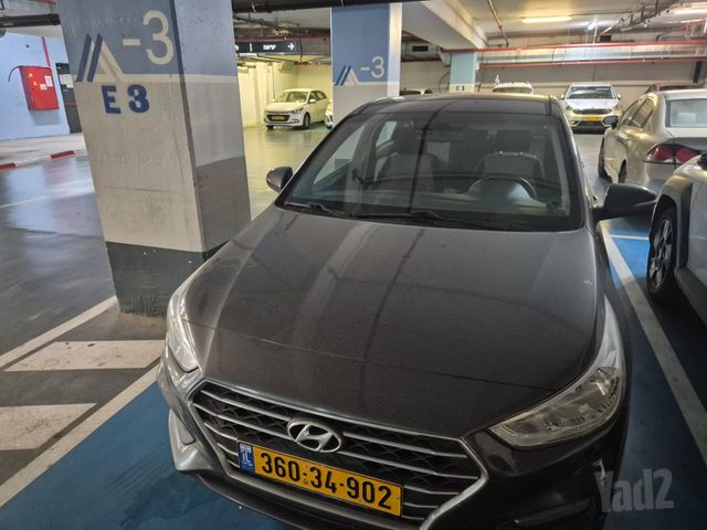 מודעת רכב יונדאי אקסנט i25