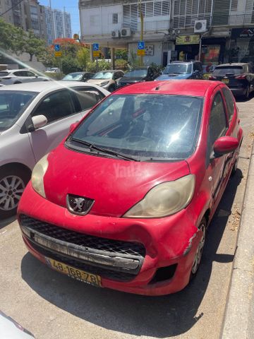 מודעת רכב פיג'ו 107