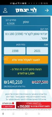 מודעת רכב יונדאי טוסון