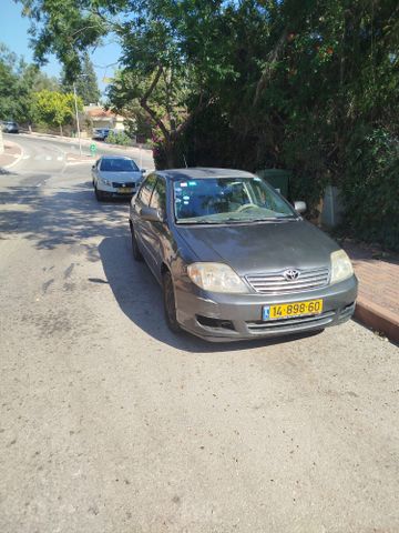 מודעת רכב טויוטה קורולה