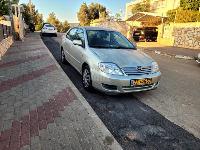 מודעת רכב טויוטה קורולה