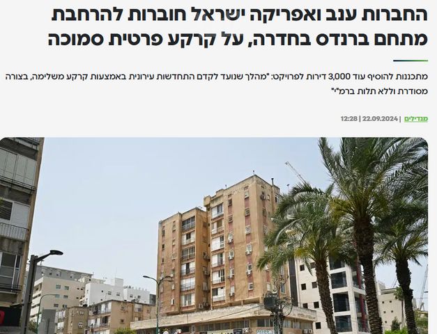 מגרשים, ברנדייס, חדרה