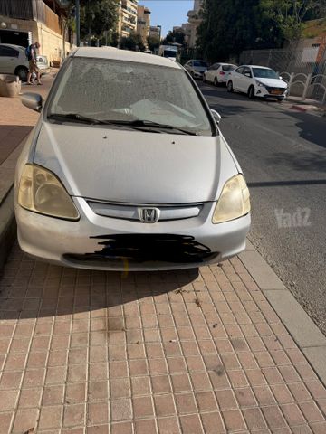מודעת רכב הונדה סיוויק