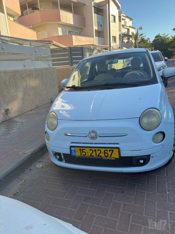 מודעת רכב פיאט 500