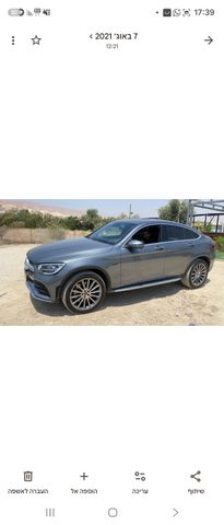 מודעת רכב מרצדס-בנץ GLC קופה 