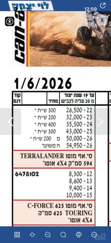 מודעת רכב CFMOTO