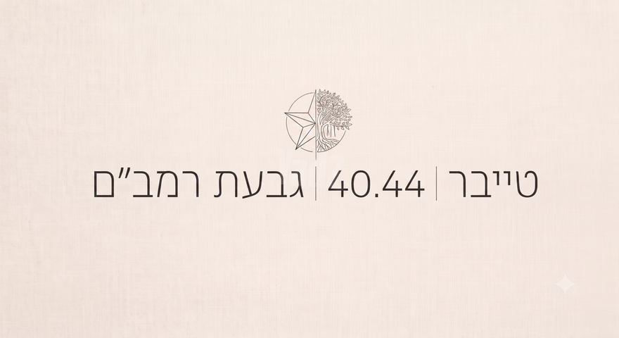 מודעת נכס, ישראל טייבר 40, גבעת הרמבם, גבעתיים