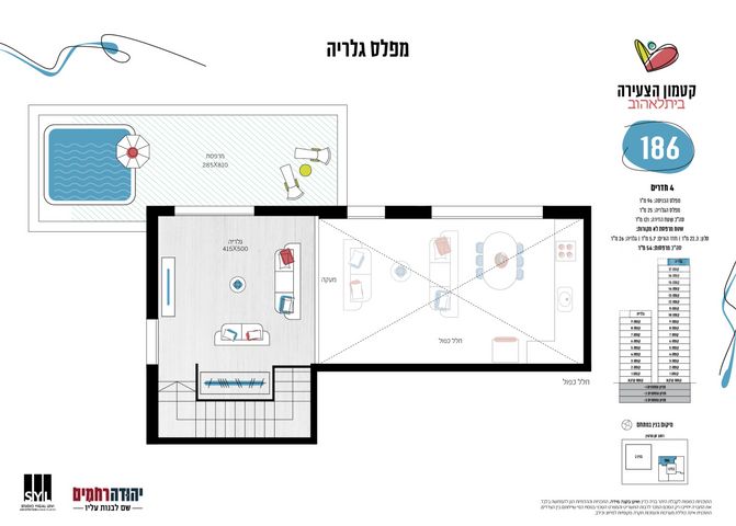 גג/ פנטהאוז להשכרה בירושלים — 3