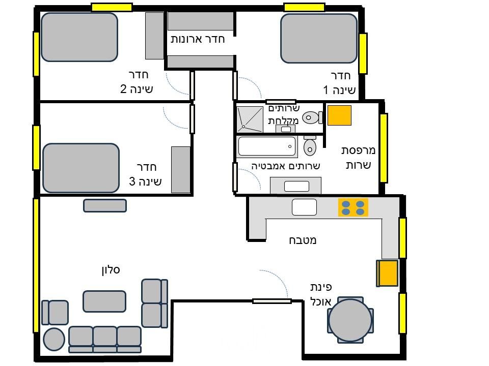 דירה, סוקולוב 90, מרכז, הרצליה
