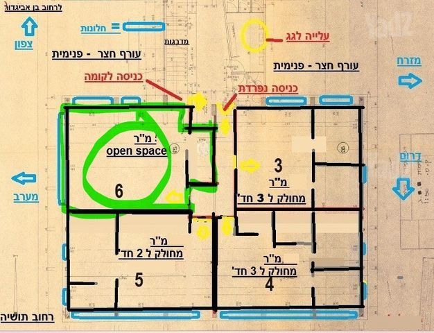 סטודיו, בן אביגדור 16, מונטיפיורי, הרכבת, תל אביב יפו