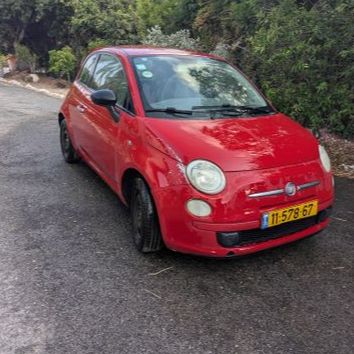מודעת רכב פיאט 500