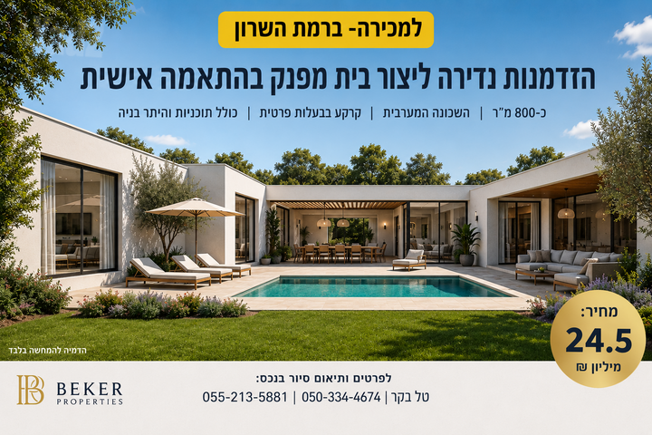 מגרשים, רמת השרון