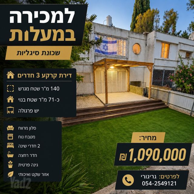 דירת גן, הסגליות, מעלות תרשיחא