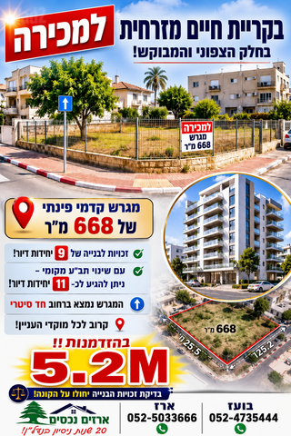 מגרשים, קרית חיים מזרחית, חיפה
