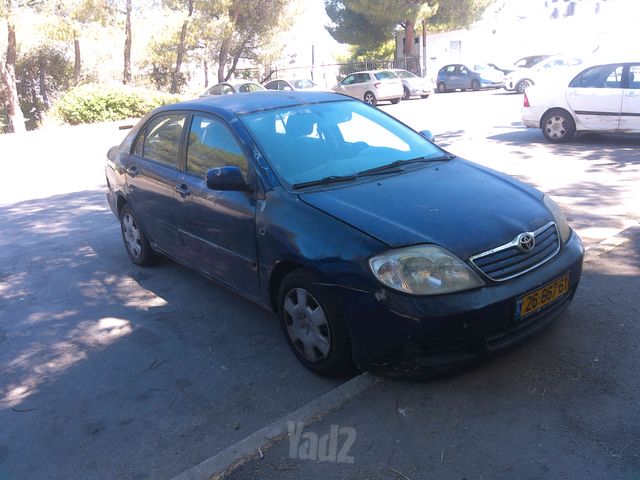 מודעת רכב טויוטה קורולה