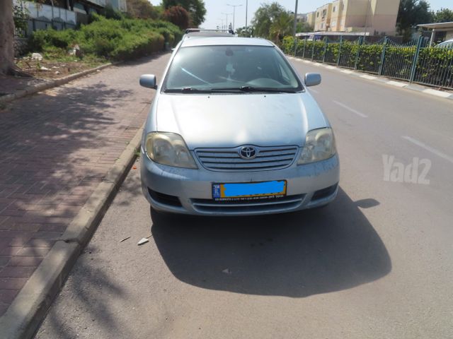 מודעת רכב טויוטה קורולה