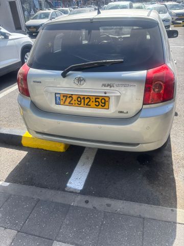 מודעת רכב טויוטה קורולה