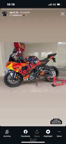 מודעת רכב KTM SuperSport RC 390
